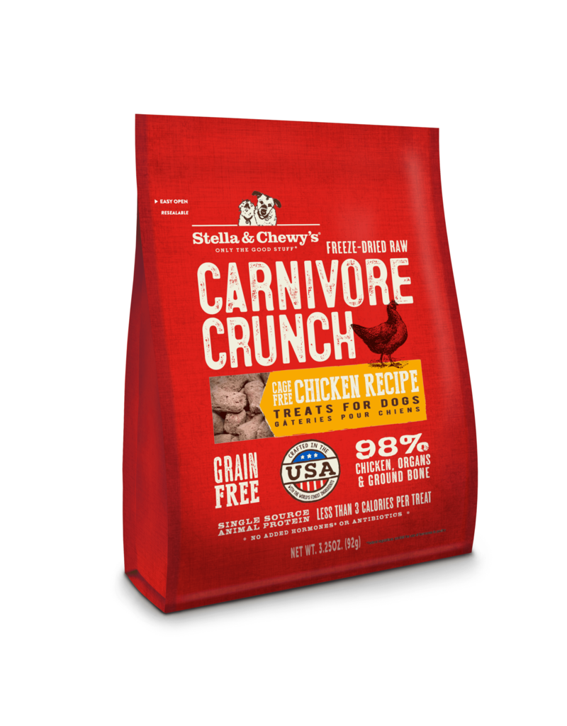 Stella & Chewy's Stella & Chewy's Carnivore Crunch Chicken Recipe Dog Treats 3.25oz