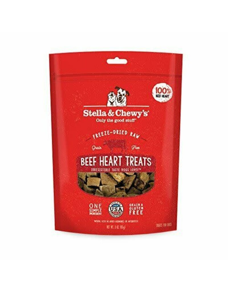 Stella & Chewy's Stella & Chewy's Freeze Dried Raw Beef Heart Treats For Dogs 3oz