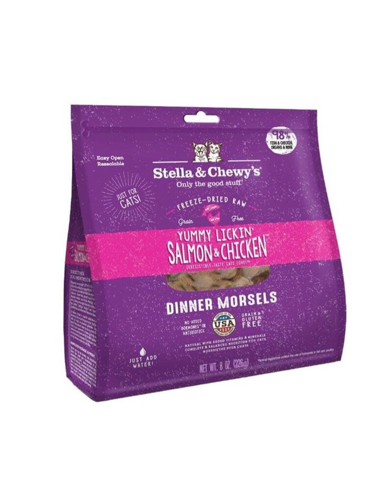 Stella & Chewy's Stella & Chewy's Freeze Dried Raw Yummy Lickin' Salmon & Chicken Dinner Morsels For Cats 3.5oz