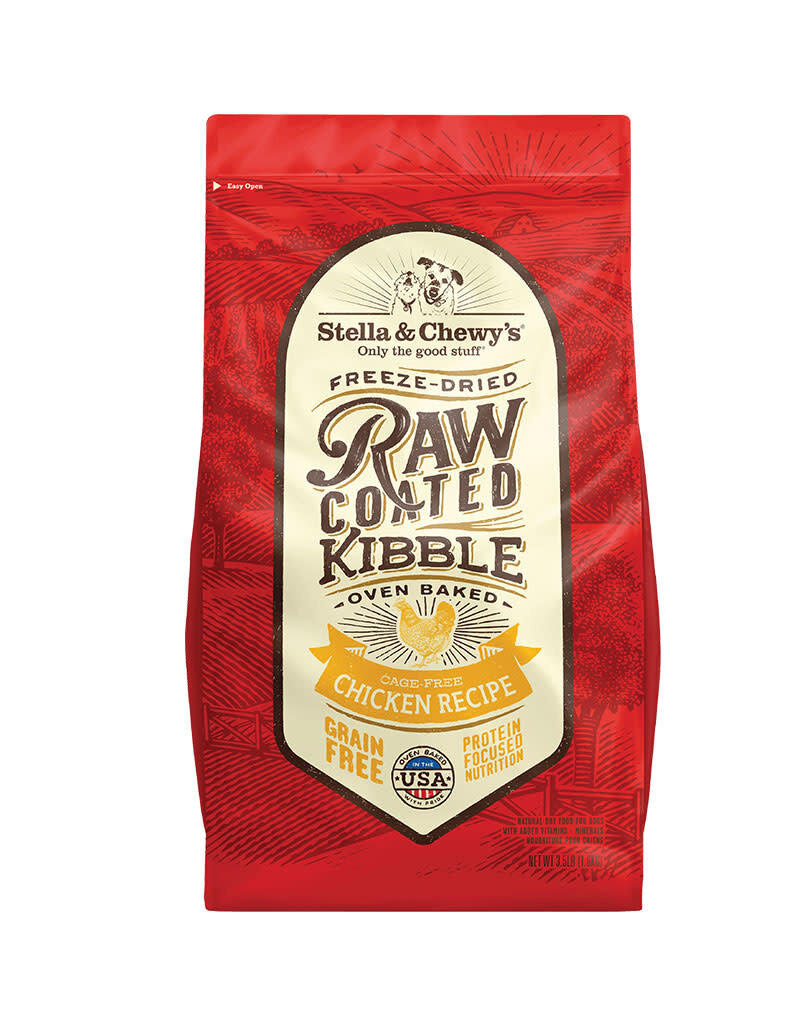 Stella & Chewy's Stella & Chewy's Grain Free Raw Coated Chicken Recipe Dog Food 3.5LB