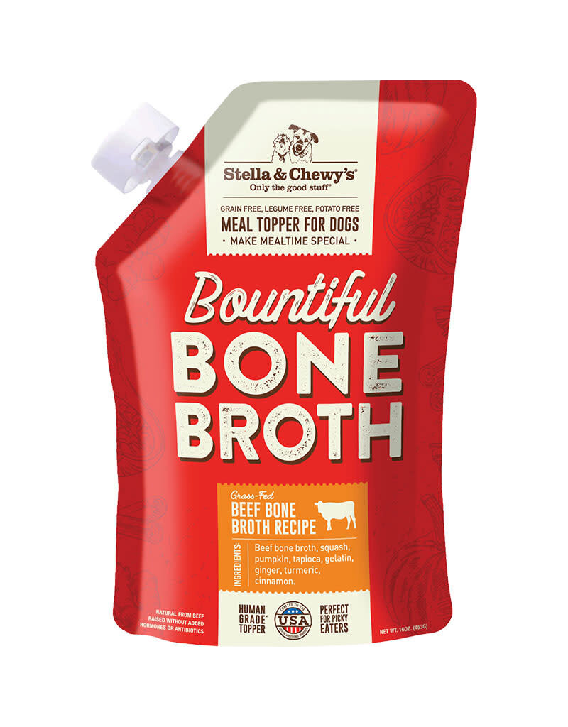 Stella & Chewy's Stella & Chewy's Bountiful Grass Fed Beef Bone Broth For Dogs 16oz