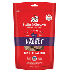 Stella & Chewy's Stella & Chewy's Absolutely Rabbit Dinner Patties Freeze-Dried Raw Dog Food 14 oz