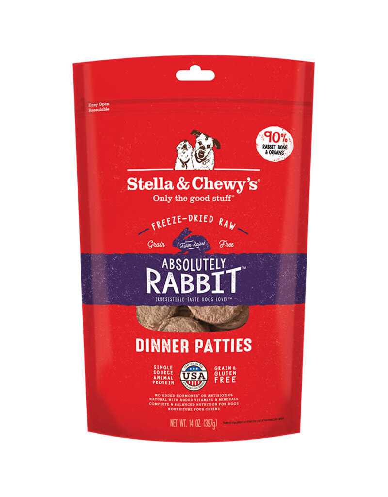 Stella & Chewy's Stella & Chewy's Freeze-Dried Raw Absolutely Rabbit Dinner Patties For Dogs 14oz