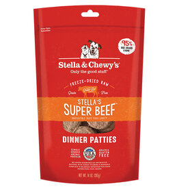 Stella & Chewy's Stella & Chewy's Stella's Super Beef Dinner Patties Freeze-Dried Raw Dog Food 15 OZ