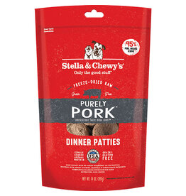 Stella & Chewy's Stella & Chewy's Freeze Dried Raw Purely Pork Dinner Patties For Dogs 14oz
