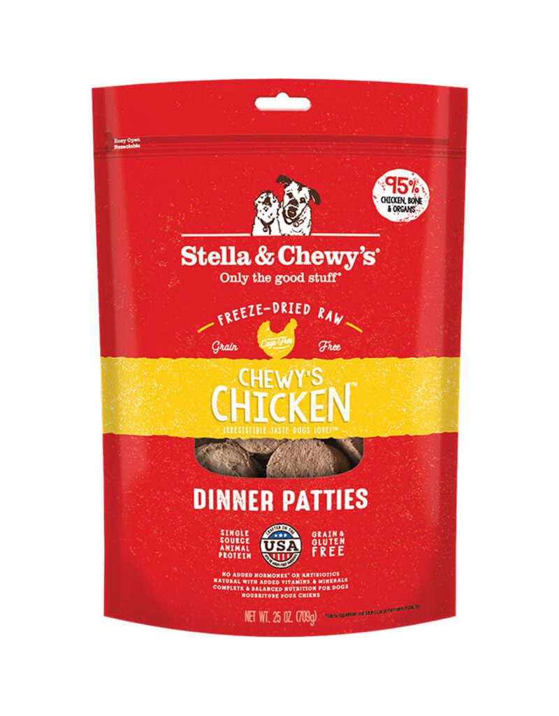 Stella & Chewy's Stella & Chewy's Chewy's Chicken Dinner Patties Freeze-Dried Raw Dog Food 25 OZ