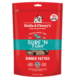 Stella & Chewy's Stella & Chewy's Freeze Dried Raw Surf 'N Turf Dinner Patties For Dogs 25oz