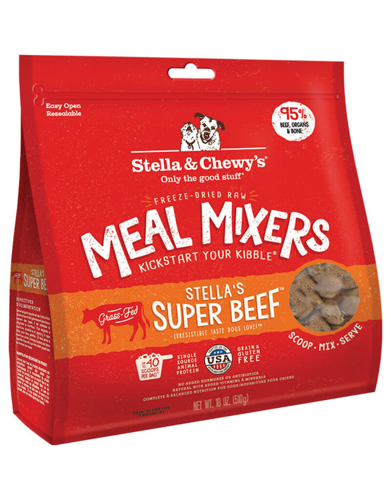 Stella & Chewy's Stella & Chewy's Freeze-Dried Raw Stella's Super Beef Meal Mixers For Dogs 18oz