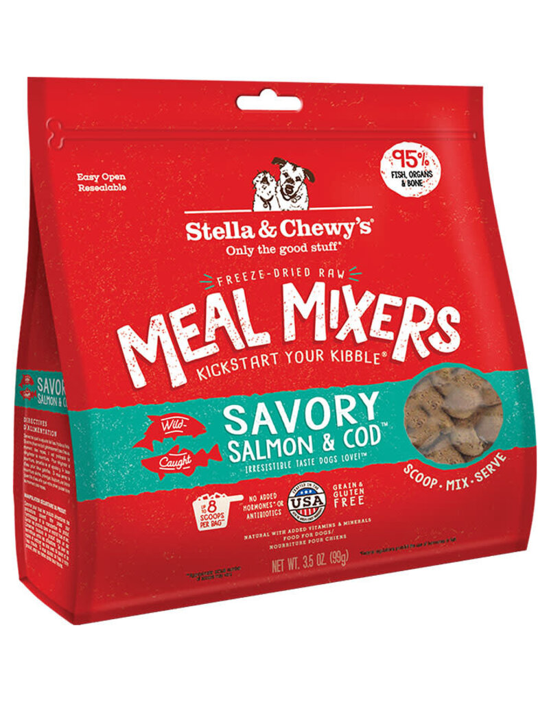 Stella & Chewy's Stella & Chewy's Freeze-Dried Raw Savory Salmon & Cod Meal Mixers For Dogs 3.5oz