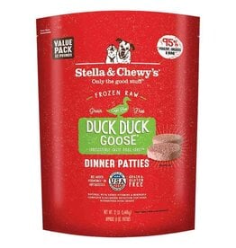 Stella & Chewy's Stella & Chewy's Frozen Raw Duck Duck Goose Dinner Patties For Dogs 12LB