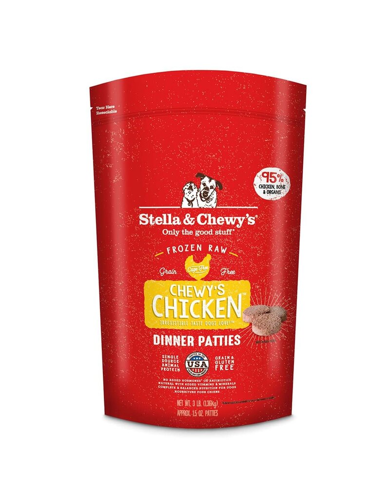 Stella & Chewy's Stella & Chewy's Frozen Raw Chewy's Chicken Dinner Patties For Dogs 12LB