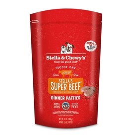 Stella & Chewy's Stella & Chewy's Frozen Raw Stella's Super Beef Dinner Patties For Dogs 12LB