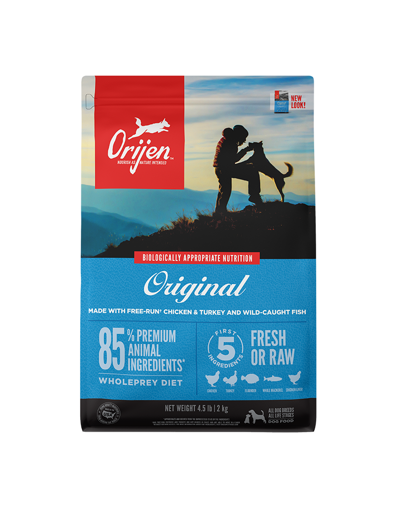 Orijen Orijen Original Chicken,Turkey & Wild Caught Fish Dog Food 4.5 LB