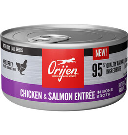 Orijen Orijen Chicken & Salmon Entree in Bone Broth Kitten Recipe Wet Cat Food  3 oz