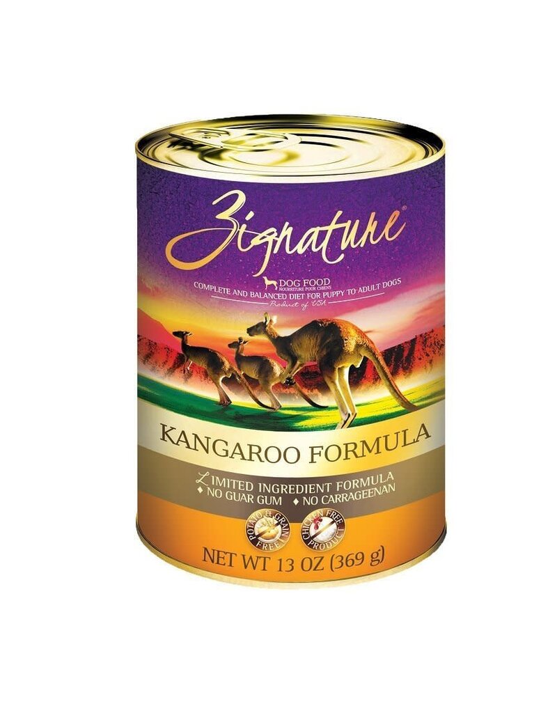Zignature Zignature Limited Ingredient Kangaroo Formula Canned Dog Food 13  oz