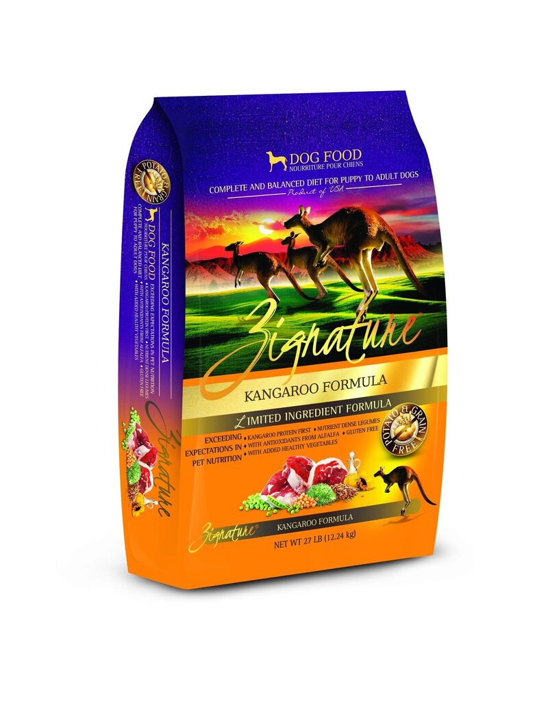 Zignature Zignature Kangaroo Limited Ingredient Formula Grain-Free Dry Dog Food