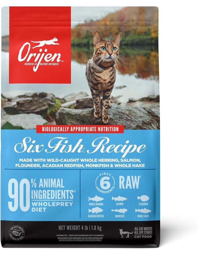 Orijen Orijen Six Fish Cat Food 4 LB