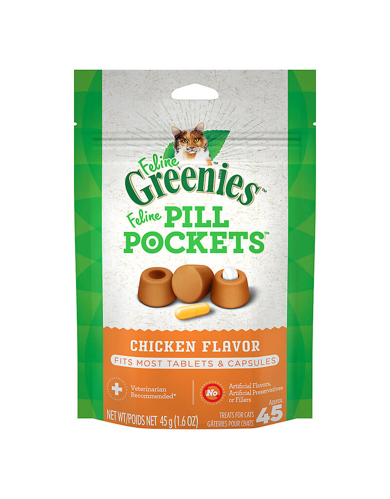 Greenies Greenies Pill Pockets Cat Chicken 1.6 oz