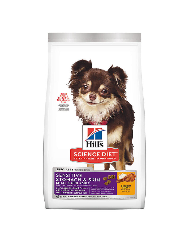 Hill's Science Hill's Science Diet Adult Dog Sensitive Stomach & Skin Small & Mini Chicken Recipe 4 lb (10439)