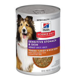 Hill's Science Hill's Science Diet Adult Sensitive Stomach & Skin Tender Turkey & Rice Stew Dog Food (603957)