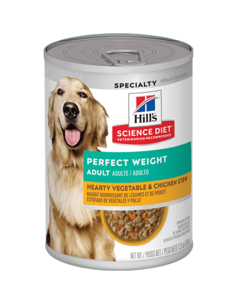 Hill's Science Hill's Science Diet Adult Perfect Weight Hearty Vegetable & Chicken Stew Dog Food 12.5 oz (10125)