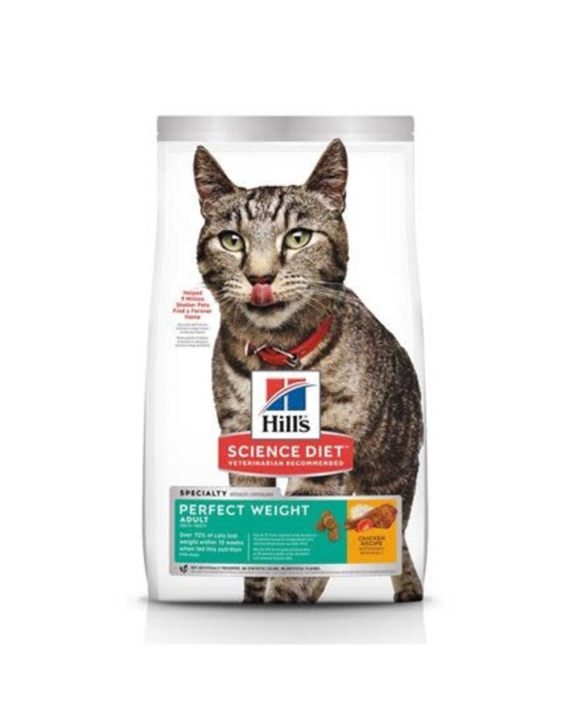 Hill Science Perfect Weight Feline Dry, 3-lb bag Dry Cat Food (2968)