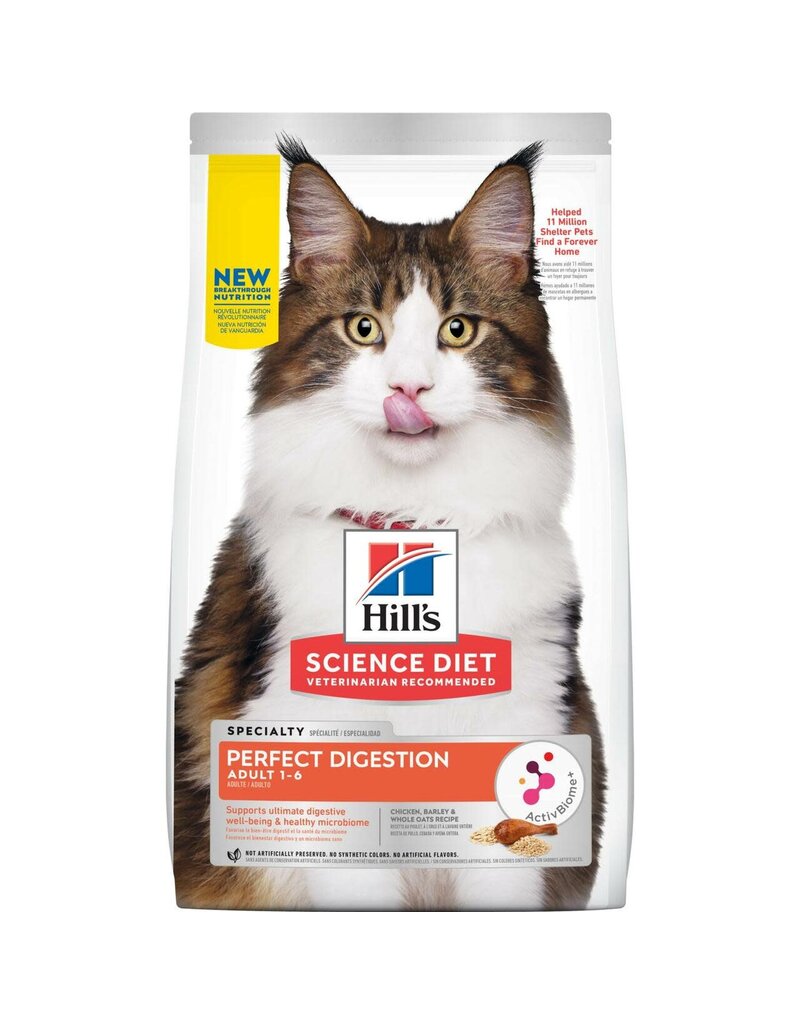 Hill's Science Hill's SD Adult Perfect Digestion Chicken Cat Dry Food 3.5lb (605511)