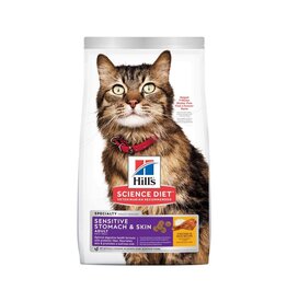 Hill's Science Hill's Science Diet Adult Sensitive Stomach & Skin Cat Food 3.5LB  (8523)
