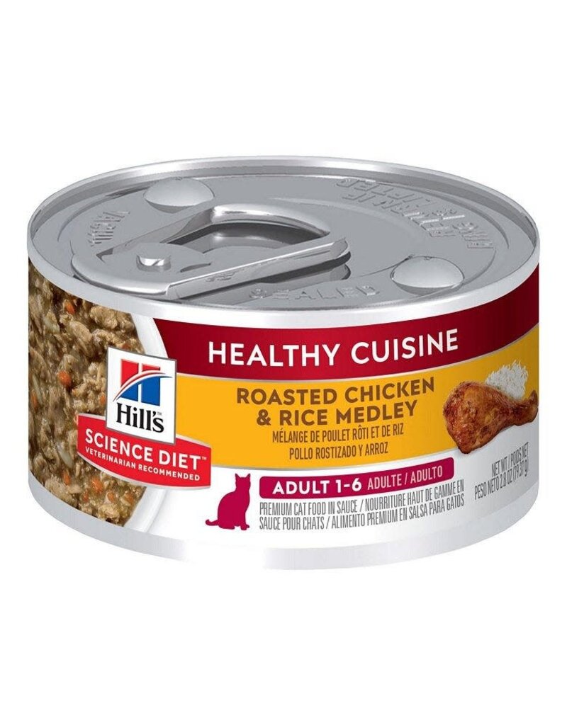 Hill's Science Hill's Science Diet Adult Healthy Cuisine Cat Food, Roasted Chicken and Rice Medley (10445)