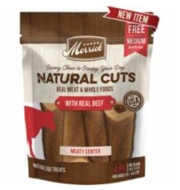 Merrick Merrick Natural Cuts with Real Beef Medium Chew 6 / 4 ct
