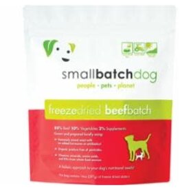 Small Batch SmallBatch Freeze Dried Raw Beef Sliders For Dogs 14oz