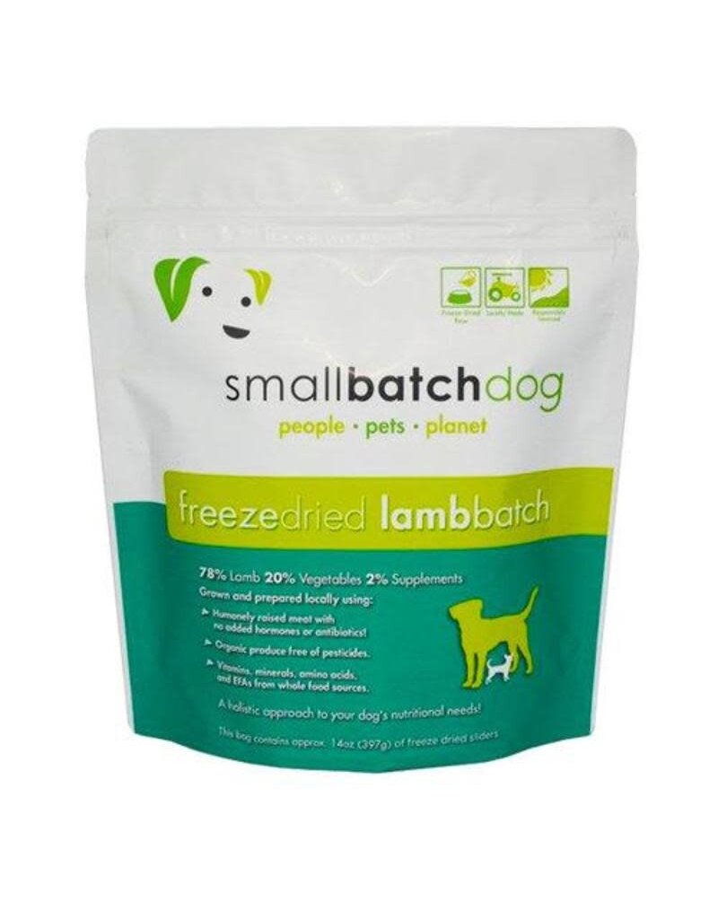 Small Batch SmallBatch Freeze Dried Raw Lamb Sliders For Dogs 14oz