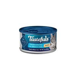 Blue Buffalo BLUE BUFFALO CC TASTEFULS HG MATURE INDOO R CHICKN PATE 3oz/12