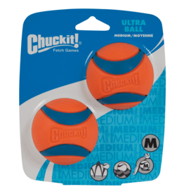 Chuckit Chuckit Ultra Rubber Ball Dog Toy, 2 pack