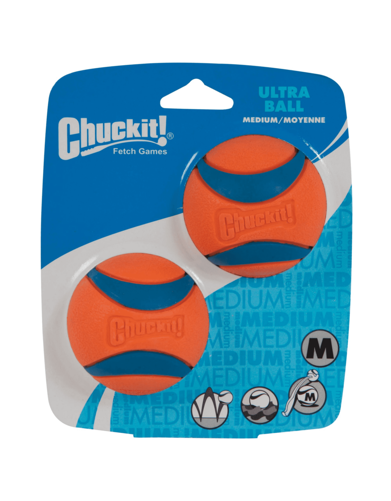 Chuckit Chuckit Ultra Rubber Ball Dog Toy, 2 pack