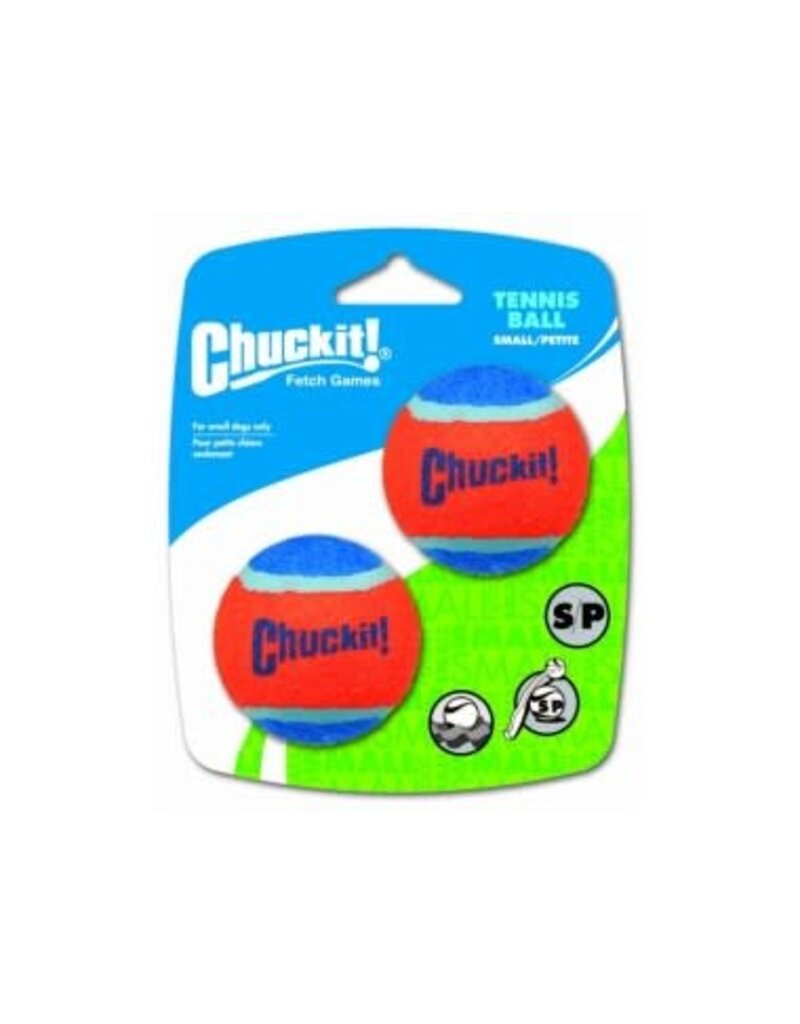Chuckit Chuckit Tennis Dog Toy Ball Small 2 Pack- Orange
