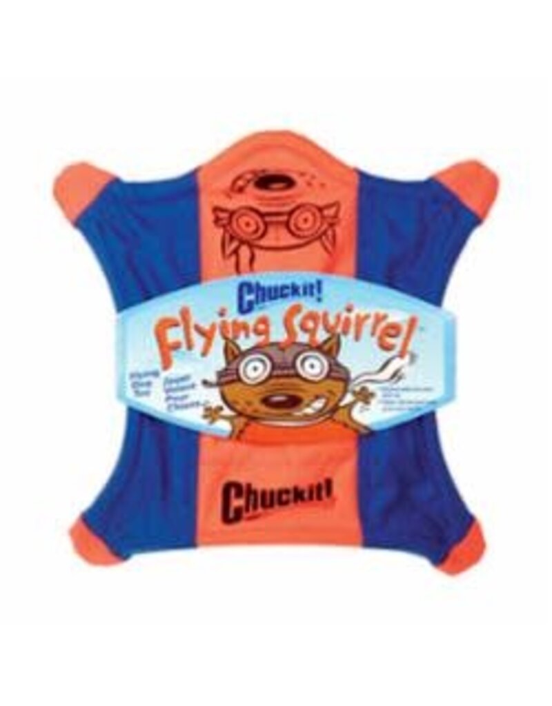 Petmate Chuck it Canine Hardware Flying Squirrel Assorted Medium