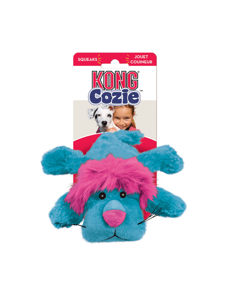 Kong KONG Cozie King the Purple Haired Lion Dog Toy - Medium