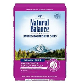 Natural Balance Natural Balance Dog LID Sweet Potato & Venison Formula 12LB