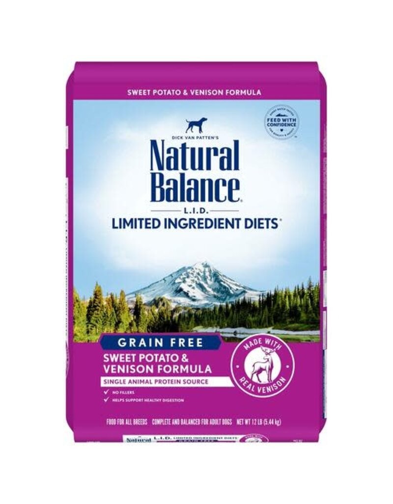 Natural Balance Natural Balance Dog LID Sweet Potato & Venison Formula 12LB