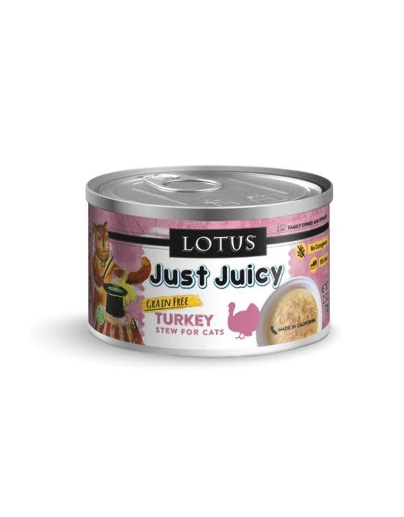 Lotus Lotus Just Juicy Turkey Stew Cat 2.5 oz