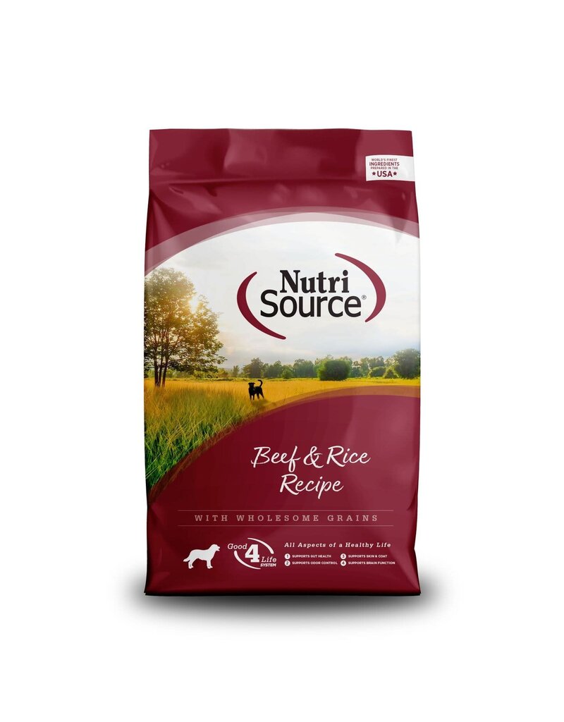 Nutrisource NutriSource Beef & Rice Dog Food 4LB