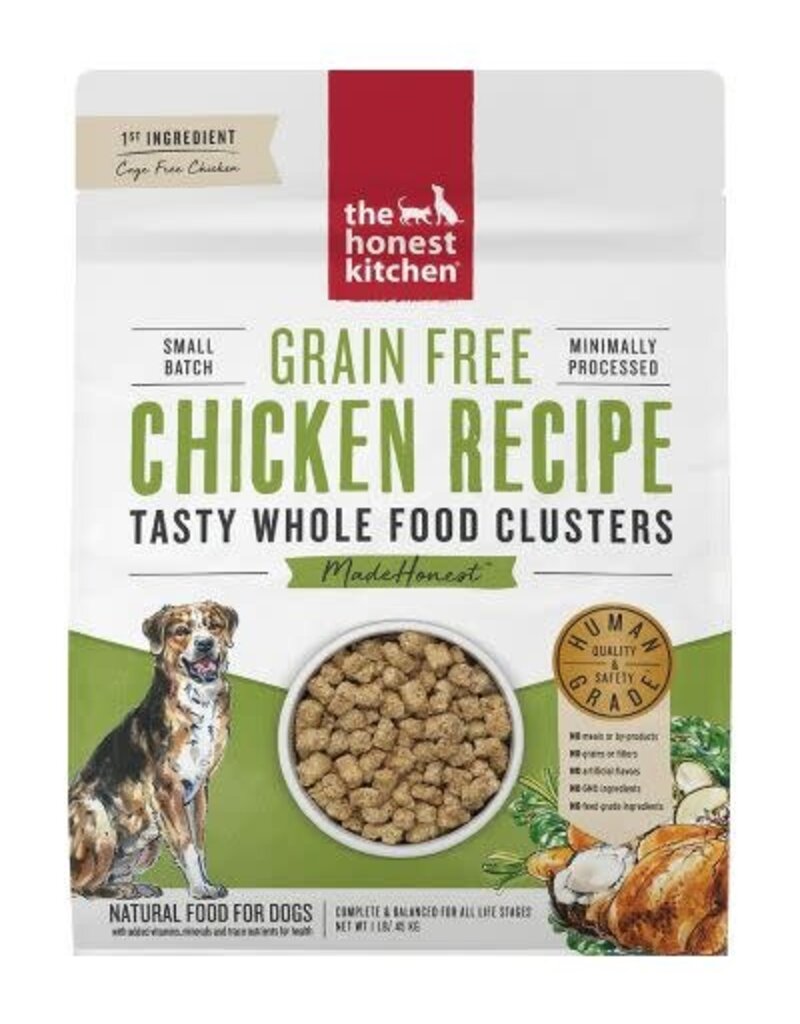 Honest Kitchen The Honest Kitchen Grain Free Chicken Recipe Whole Food Clusters Dog Food 5LB