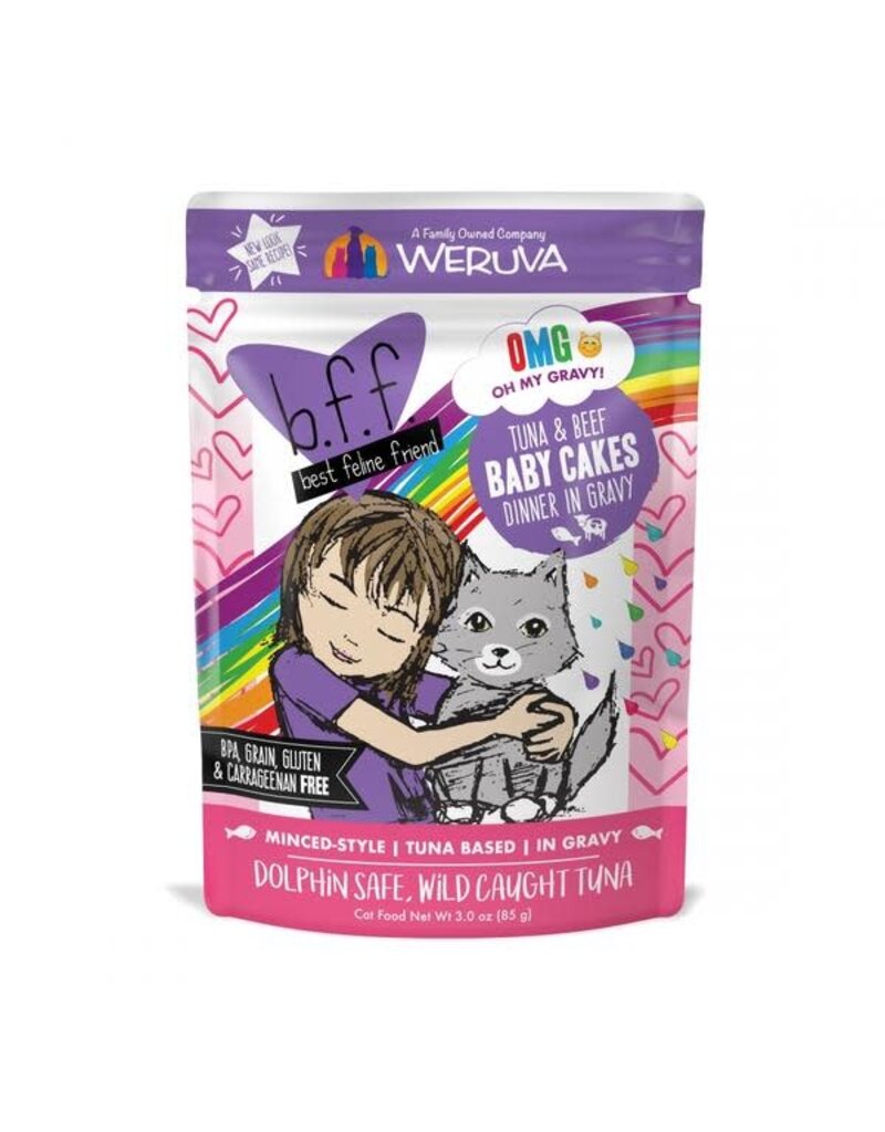 Weruva Weruva BFF Baby Cakes Tuna & Beef Wet Cat Food 3oz