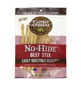 Earth Animal EARTH ANIMAL DOG NO-HIDE STIX BEEF SMALL 10 PACK