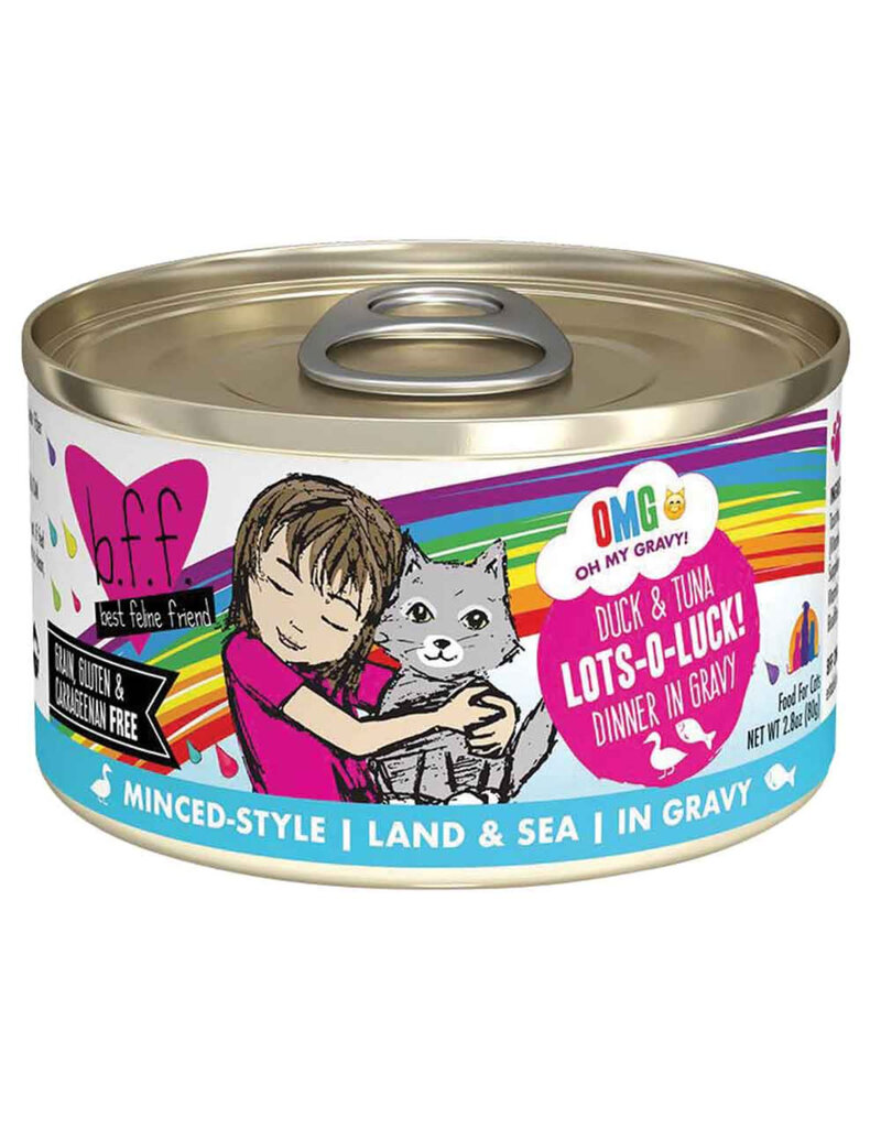 Weruva Weruva BFF Lots-O-Luck Duck & Tuna In Gravy Canned Cat Food 2.8oz