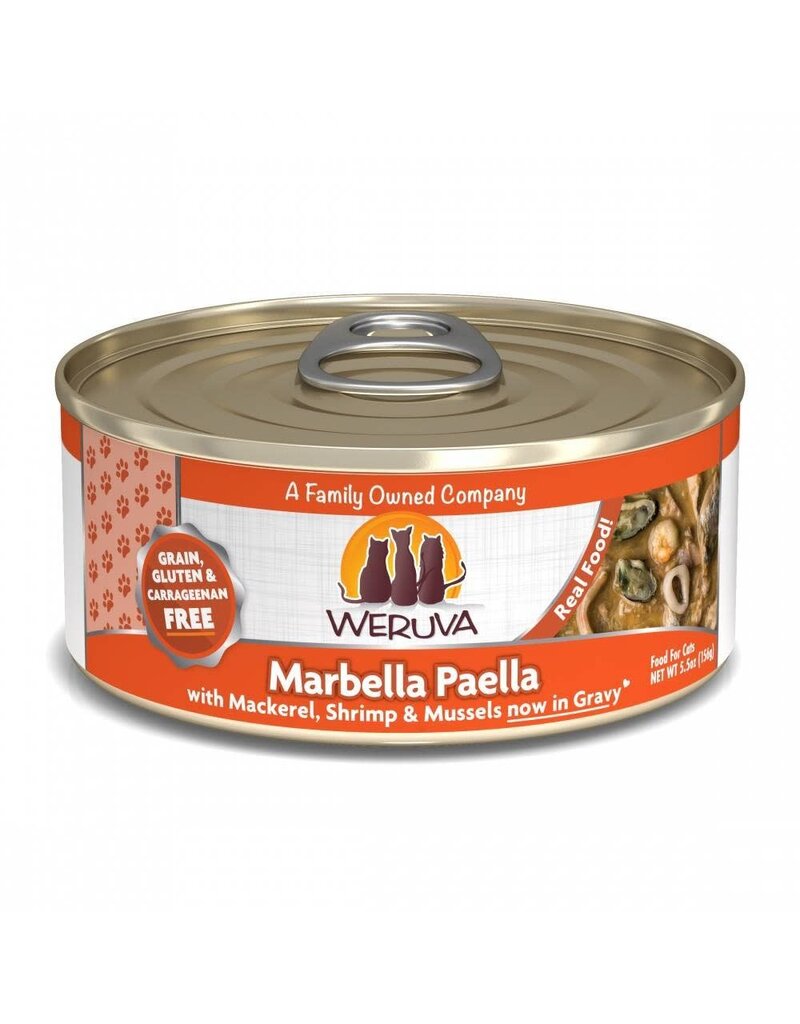 Weruva Weruva Grain Free Marbella Paella (Mackerel, Shrimp & Mussels) Canned Cat Food 5.5oz