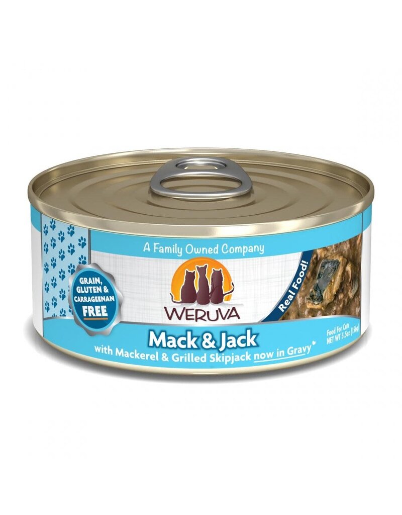 Weruva Weruva (Mack & Jack) Mackerel & Skipjack Canned Cat Food 5.5oz