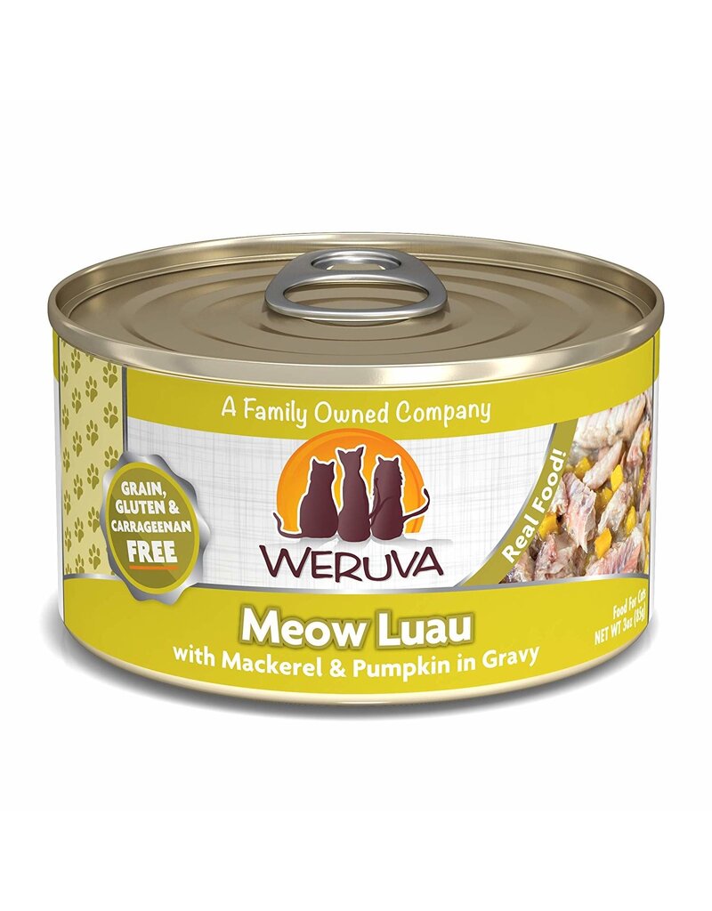 Weruva Weruva Grain Free Meow Luau (Mackerel & Pumpkin) Canned Cat Food 3oz