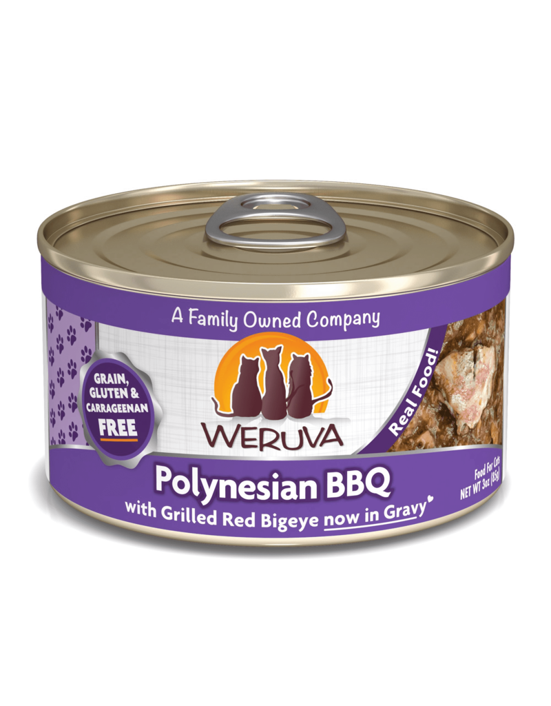Weruva Weruva Grain Free Polynesian BBQ (Grilled Red Big Eye) Canned Cat Food 3 oz